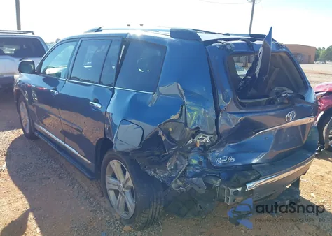 2013 Toyota Highlander Limited V6 z USA, uszkodzony, nr VIN 5TDDK3EH9DS226021